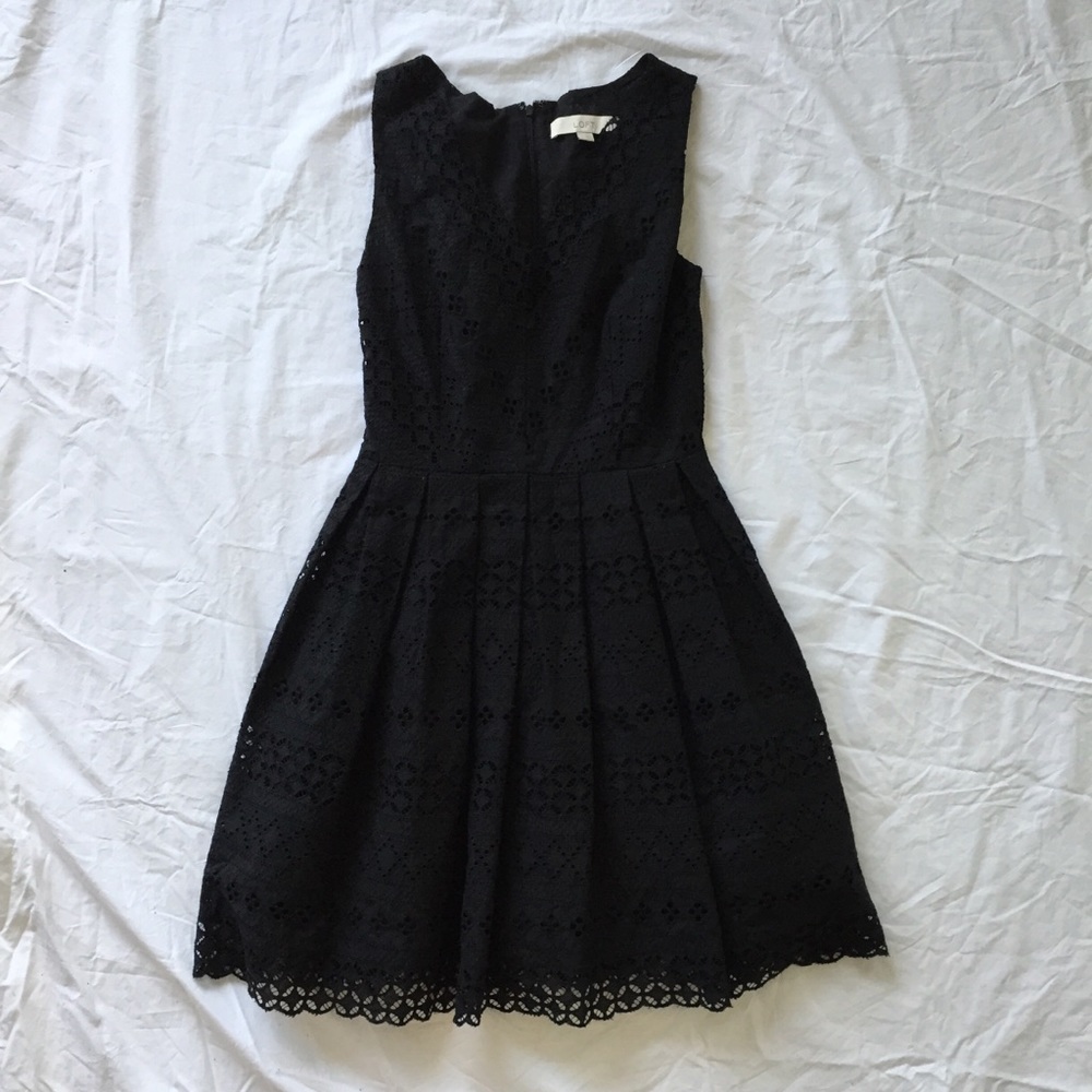 **BOGO Black Lace Loft Mini Dress